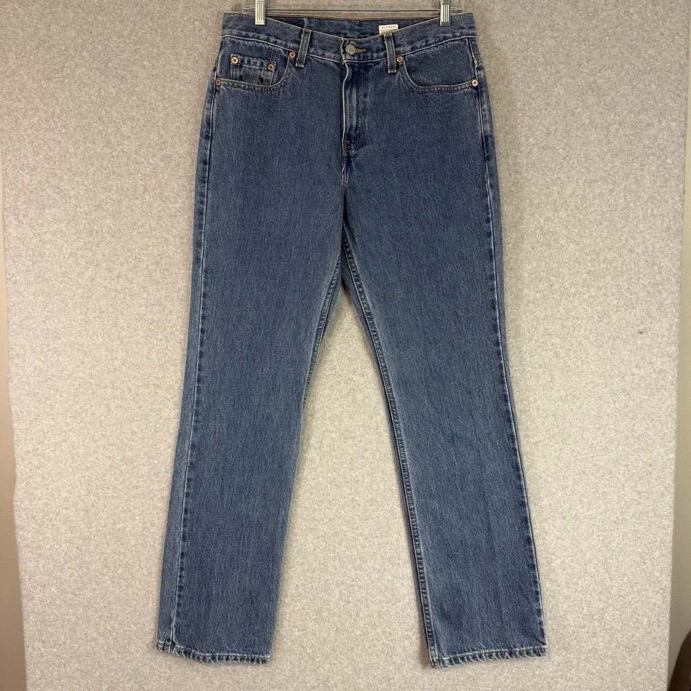 Vintage levis 505 jeans 30x30 denim‎ pants regular fit straight leg